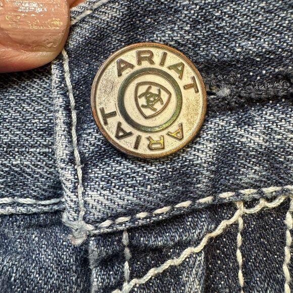 Ariat M4 Coltrane Jeans Men 36x36 Durango Relaxed Boot Cut Blue Western - Picture 6 of 16